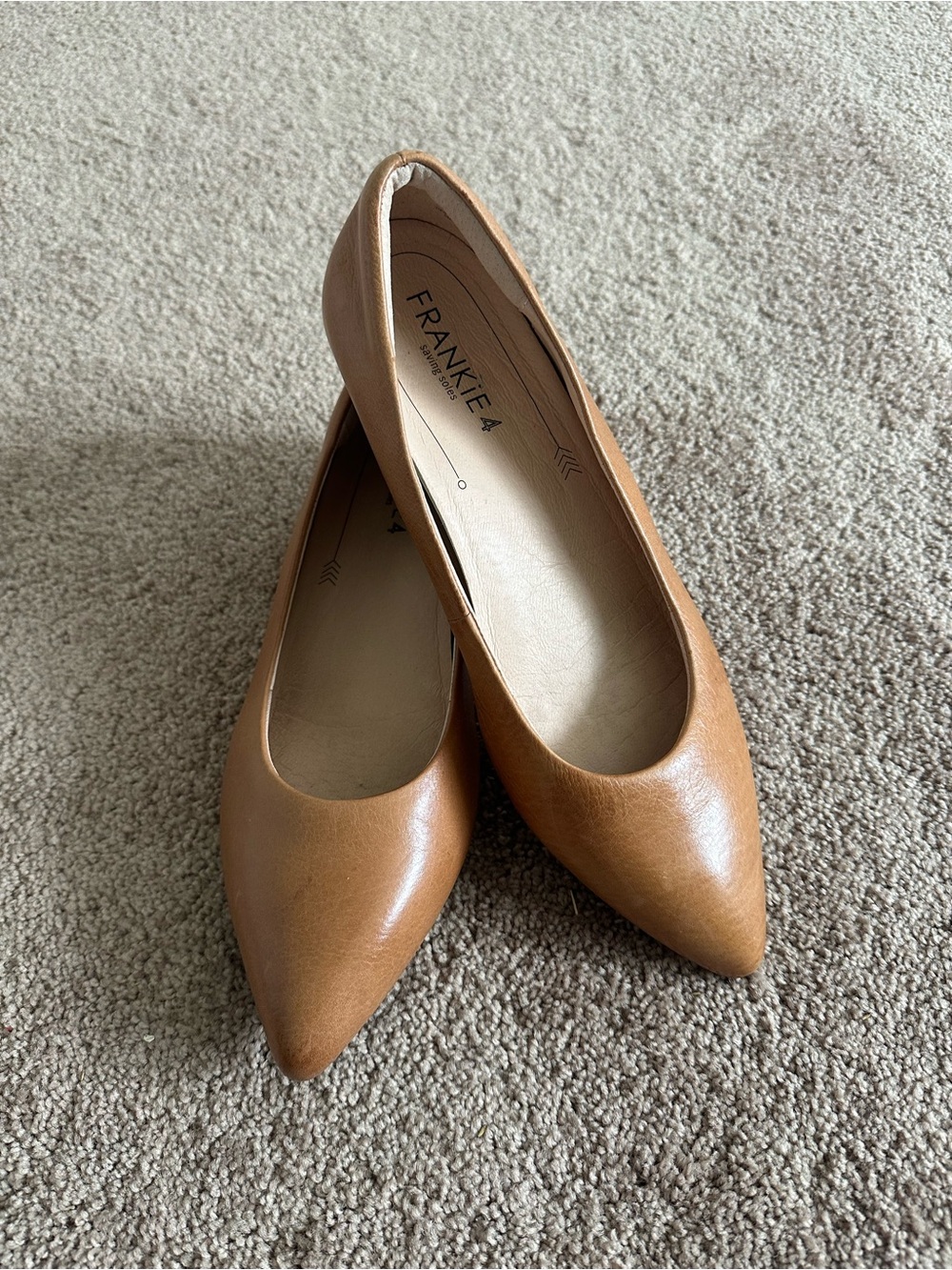 Frankie 4 Women Elegant Tan Flats -11